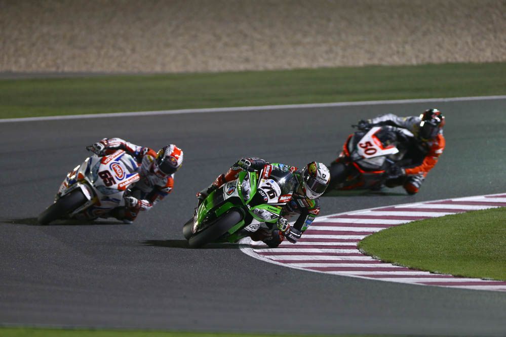 Carrera de SBK en Qatar en imágenes
