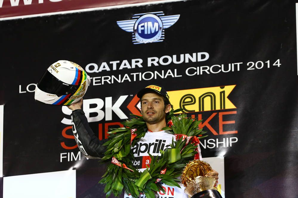 Carrera de SBK en Qatar en imágenes