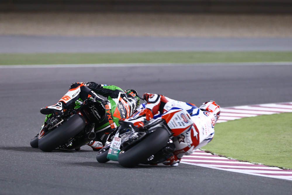 Carrera de SBK en Qatar en imágenes