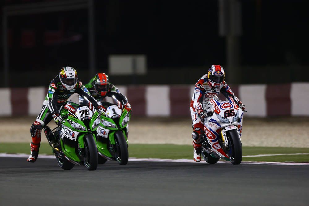 Carrera de SBK en Qatar en imágenes