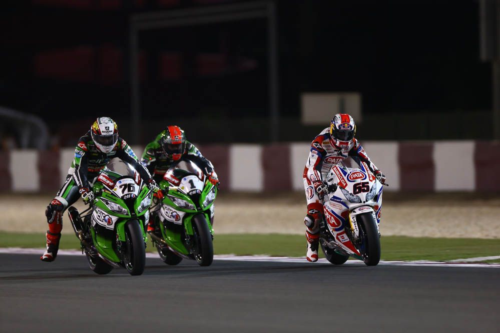 Carrera de SBK en Qatar en imágenes