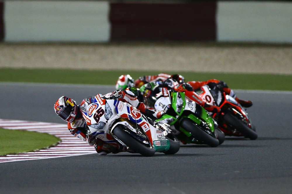 Carrera de SBK en Qatar en imágenes