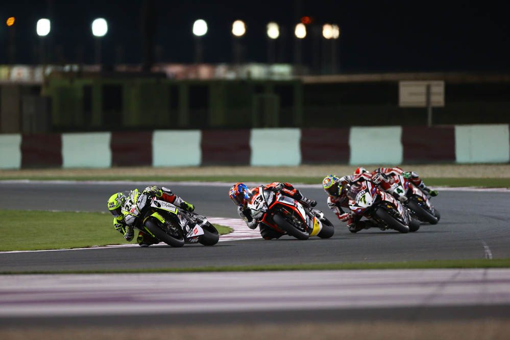 Carrera de SBK en Qatar en imágenes