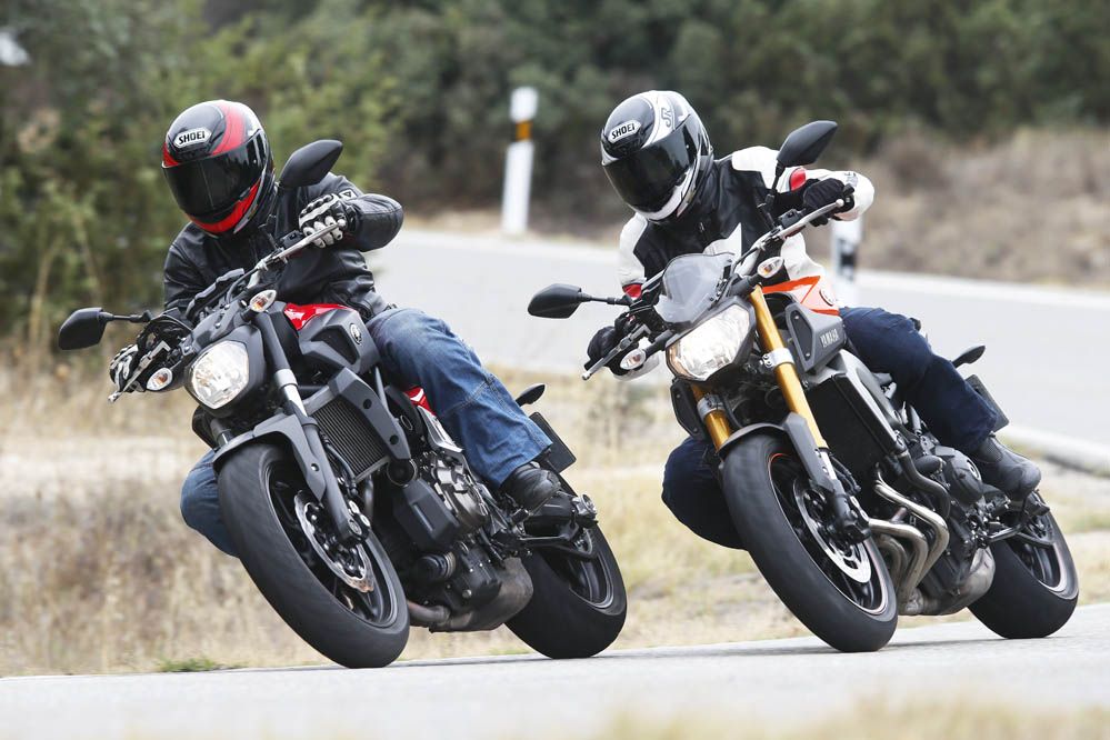 Comparativa Yamaha MT-09 y Yamaha MT-07. Galería
