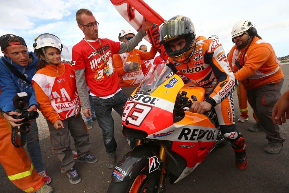 La carrera de MotoGP en Valencia