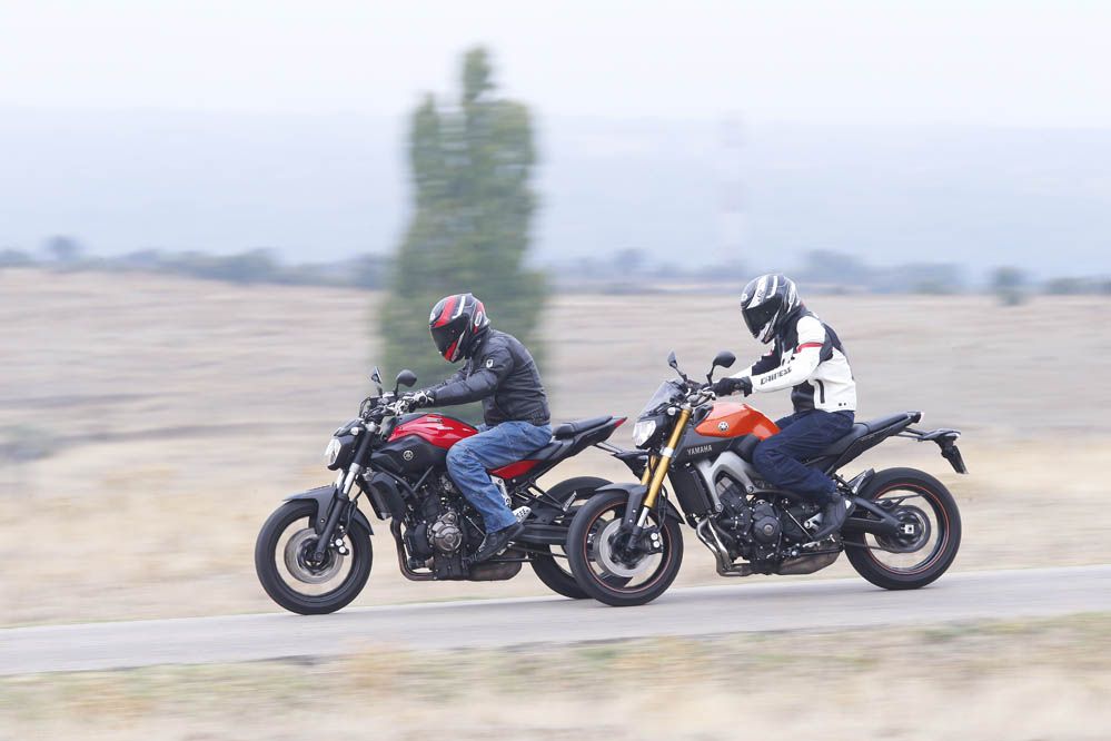 Comparativa Yamaha MT-09 y Yamaha MT-07. Galería