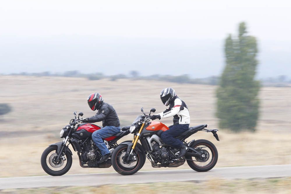 Comparativa Yamaha MT-09 y Yamaha MT-07. Galería