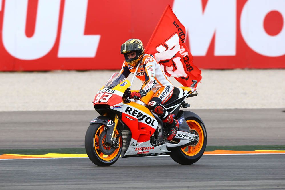 La carrera de MotoGP en Valencia