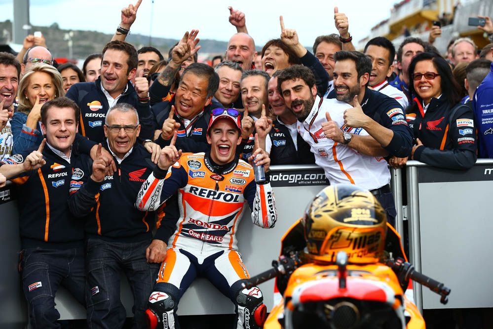 La carrera de MotoGP en Valencia
