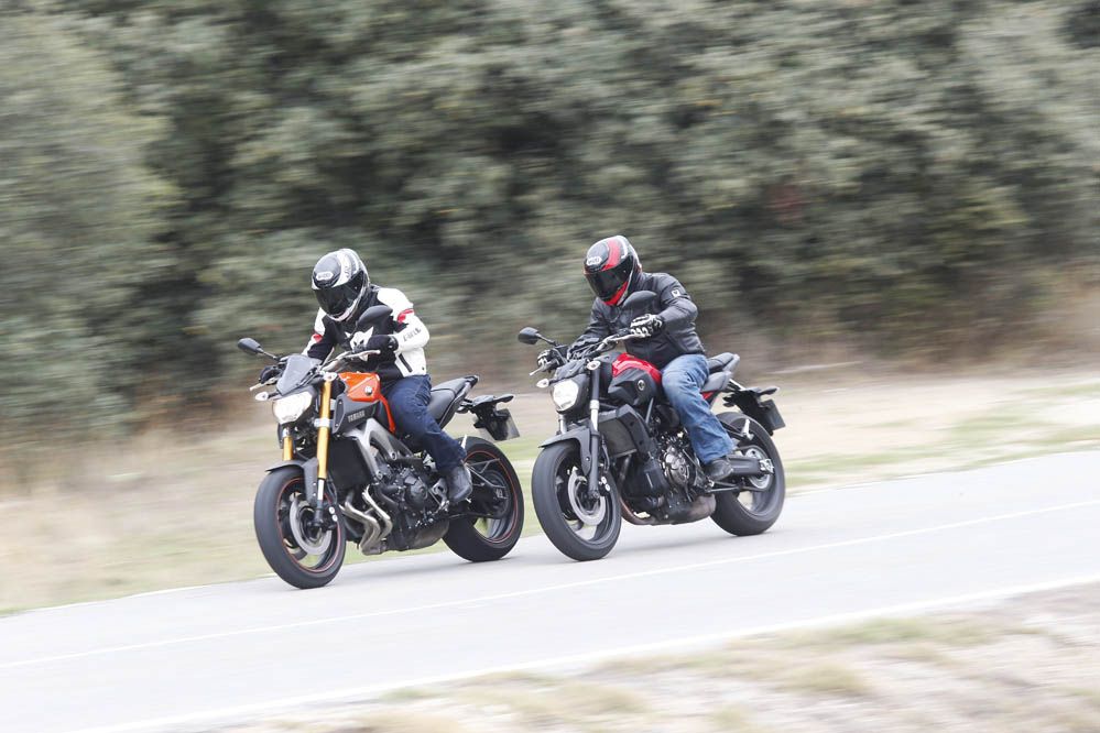 Comparativa Yamaha MT-09 y Yamaha MT-07. Galería