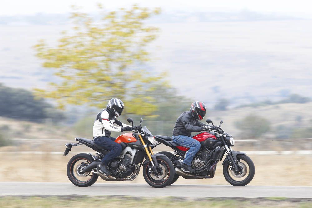 Comparativa Yamaha MT-09 y Yamaha MT-07. Galería