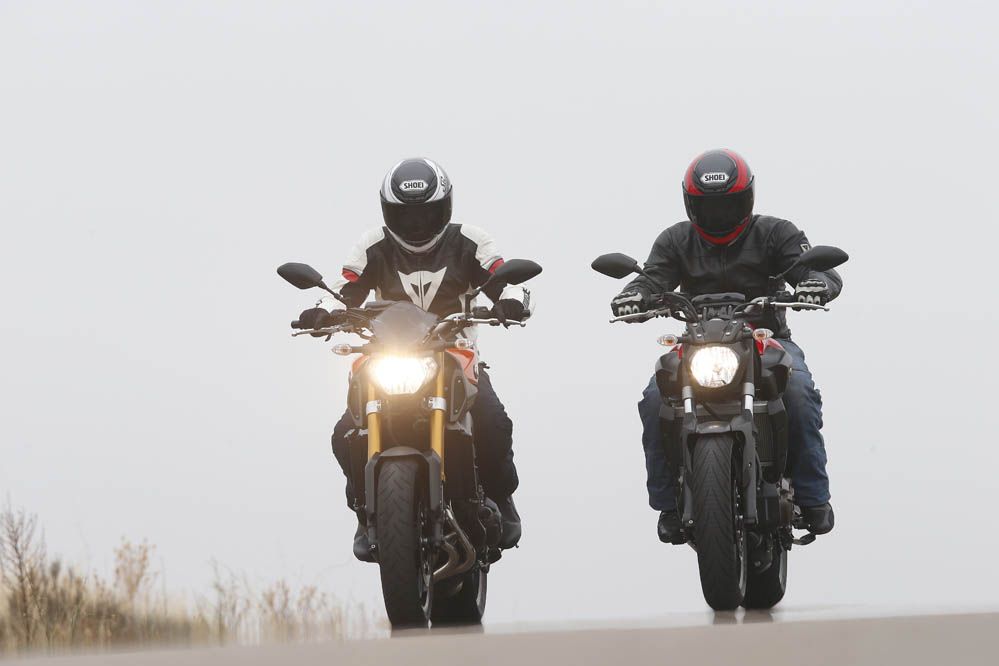 Comparativa Yamaha MT-09 y Yamaha MT-07. Galería