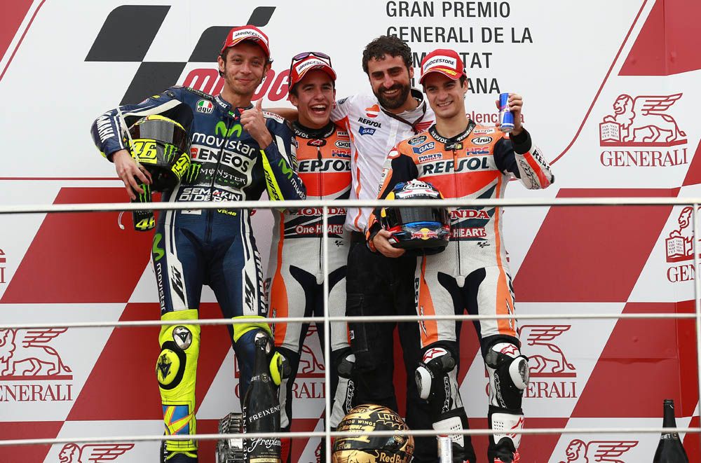 La carrera de MotoGP en Valencia