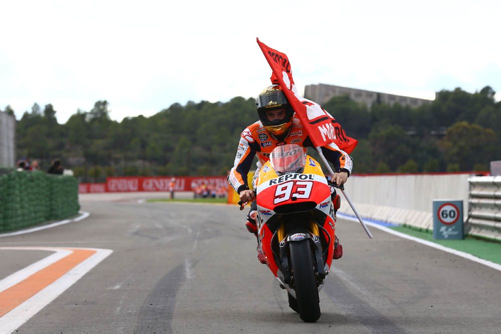 La carrera de MotoGP en Valencia