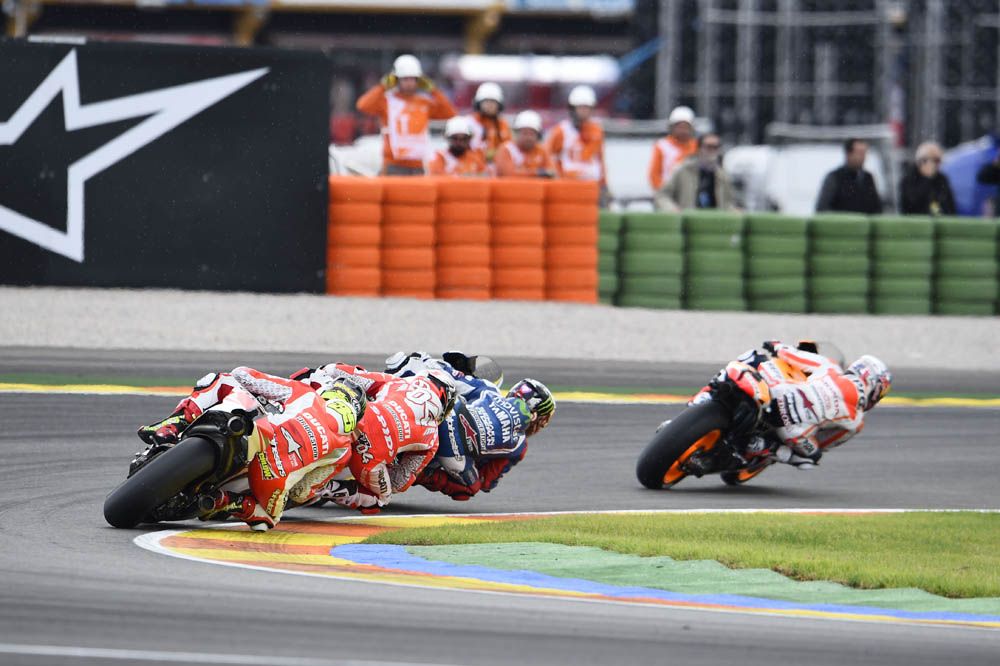 La carrera de MotoGP en Valencia