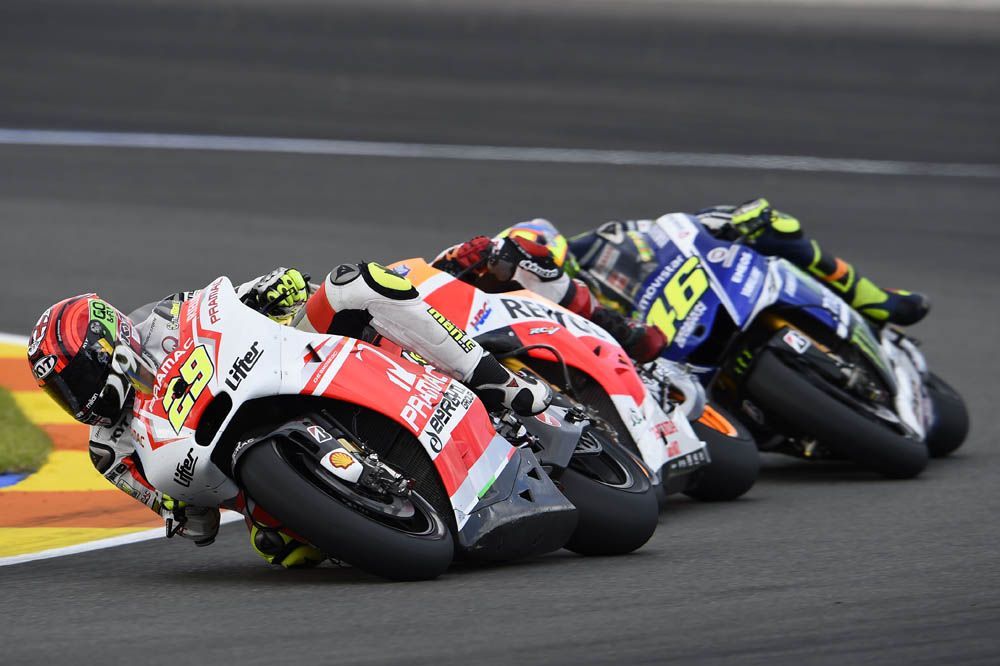 La carrera de MotoGP en Valencia