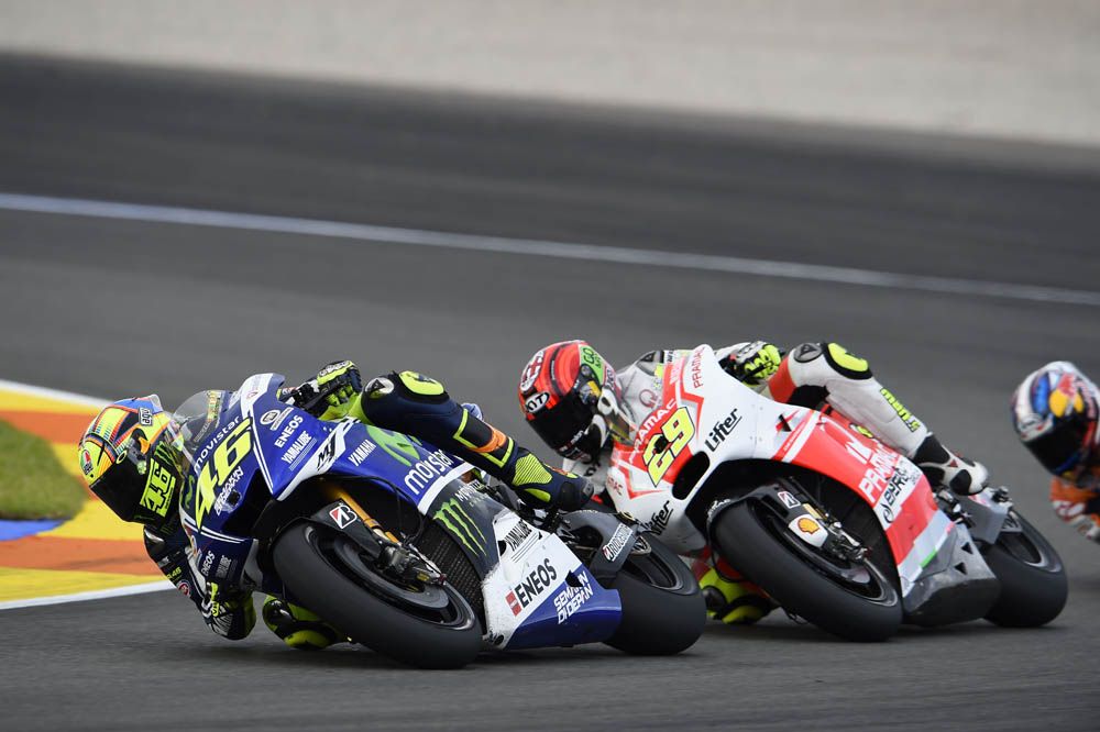 La carrera de MotoGP en Valencia