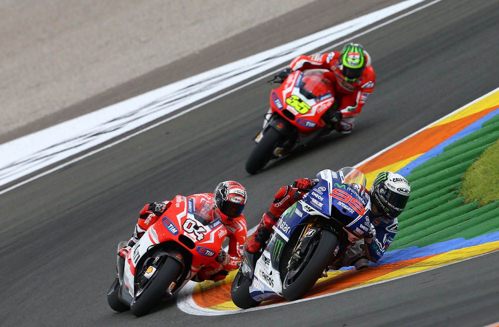 La carrera de MotoGP en Valencia