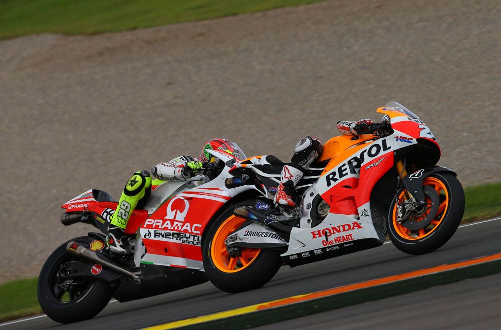 La carrera de MotoGP en Valencia