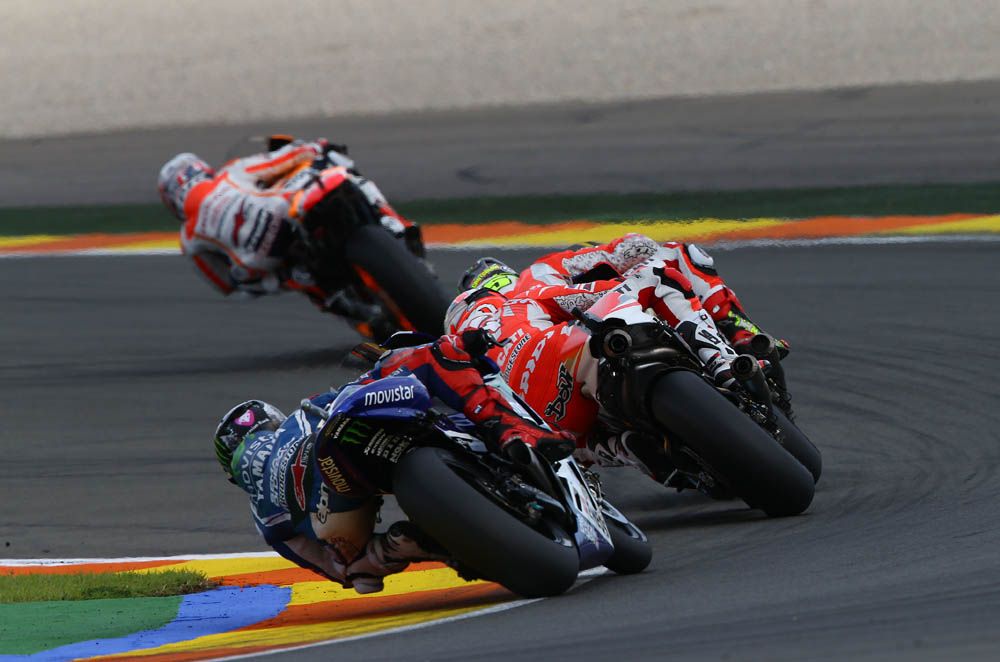 La carrera de MotoGP en Valencia