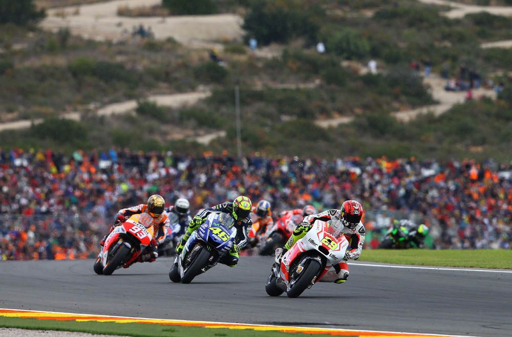 La carrera de MotoGP en Valencia