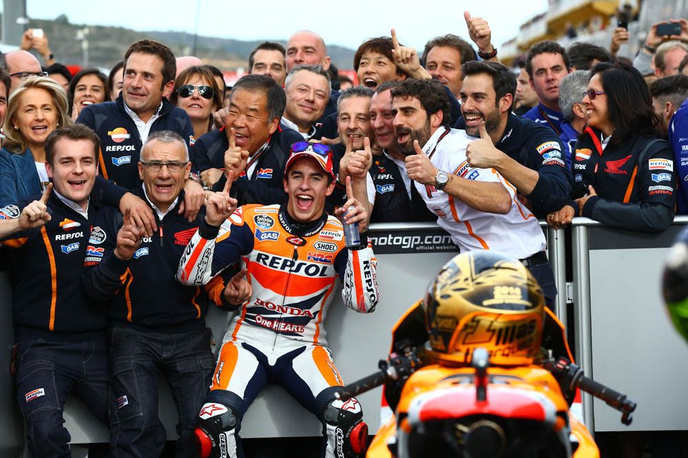 La carrera de MotoGP en Valencia