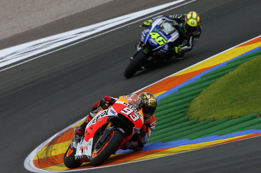 La carrera de MotoGP en Valencia