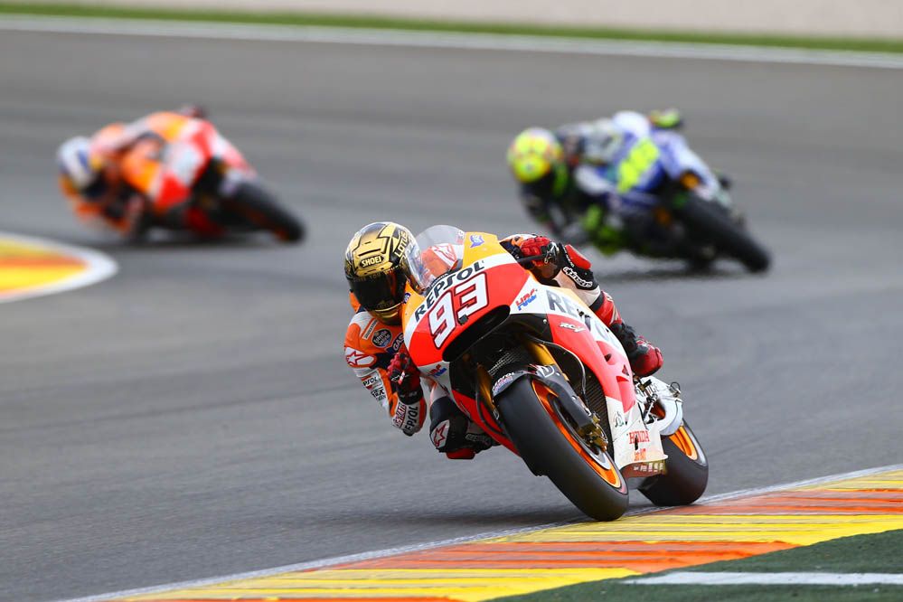 La carrera de MotoGP en Valencia