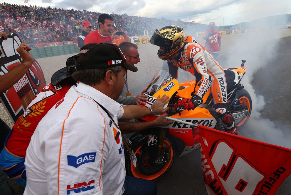 La carrera de MotoGP en Valencia