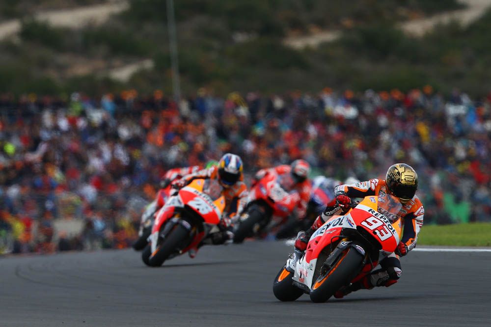 La carrera de MotoGP en Valencia