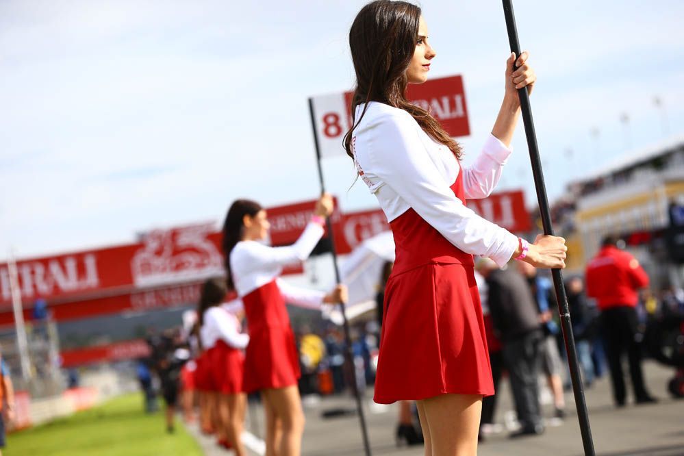 Las chicas del GP de Valencia