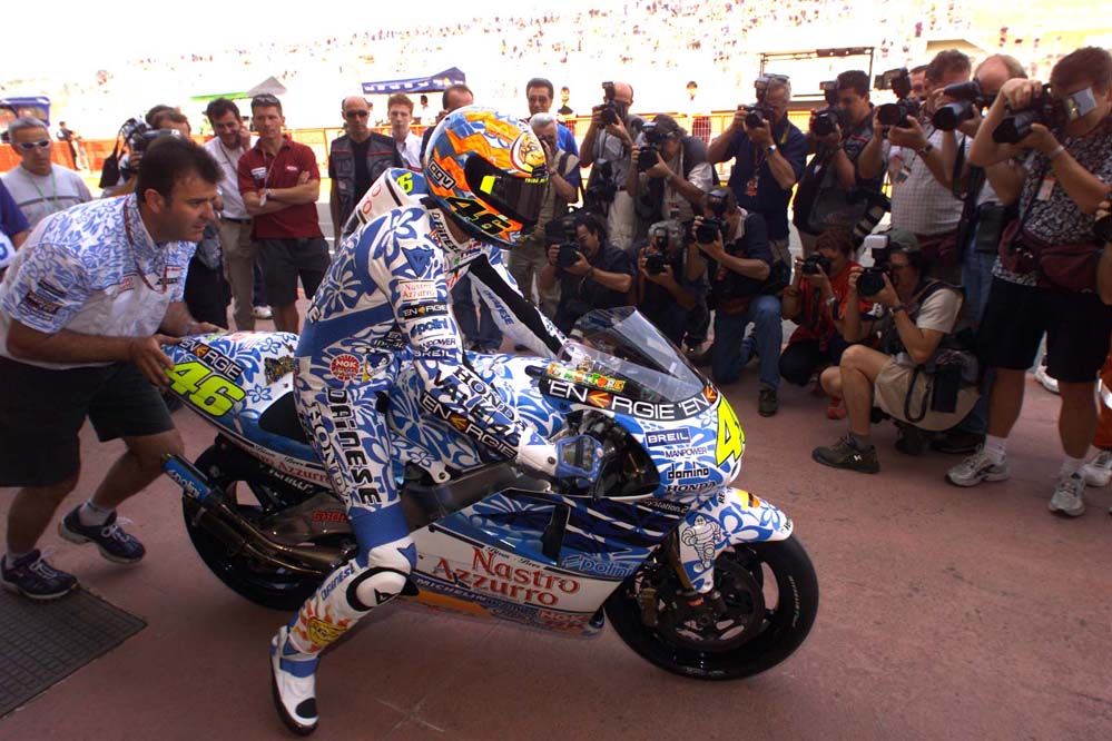 Decoraciones especiales de motos de Gran Premio. Galería