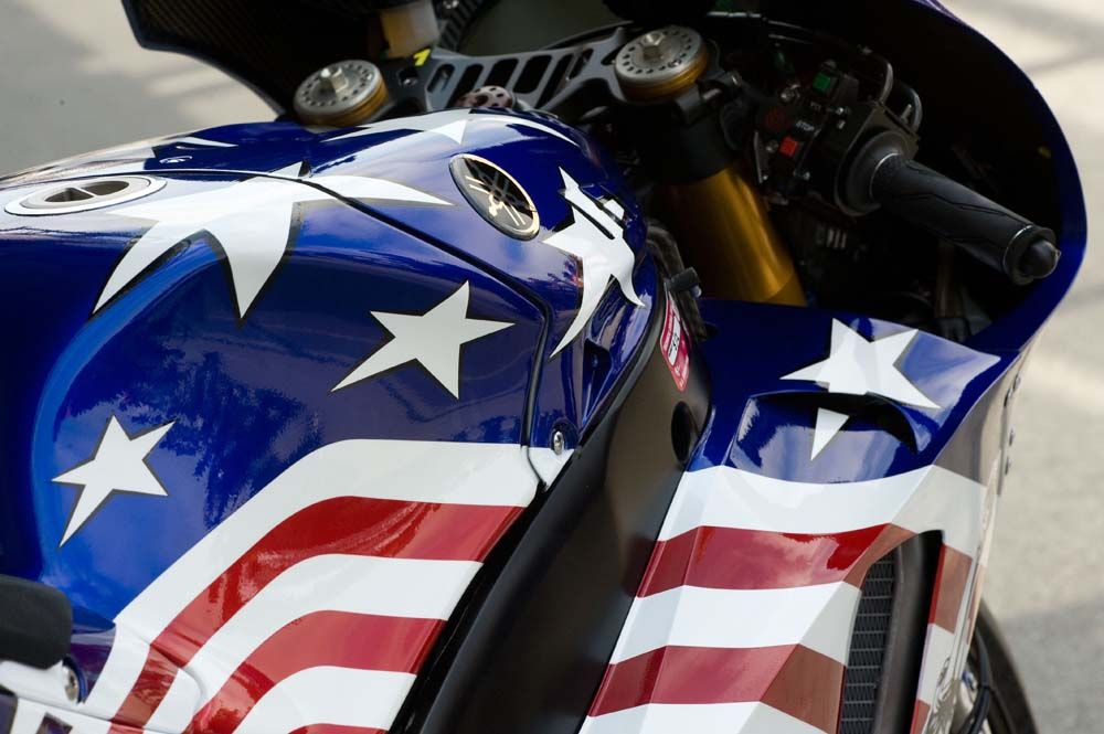Decoraciones especiales de motos de Gran Premio. Galería