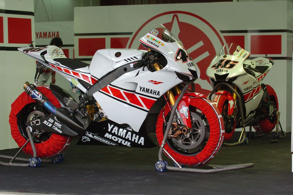 Decoraciones especiales de motos de Gran Premio. Galería