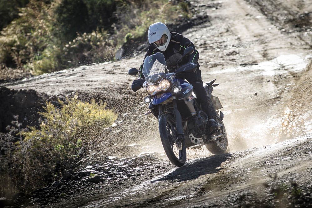 Prueba de la Triumph Tiger 800. Galería