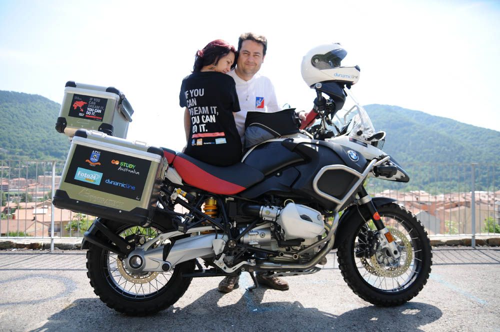 De Barcelona a Sidney en moto. Imágenes
