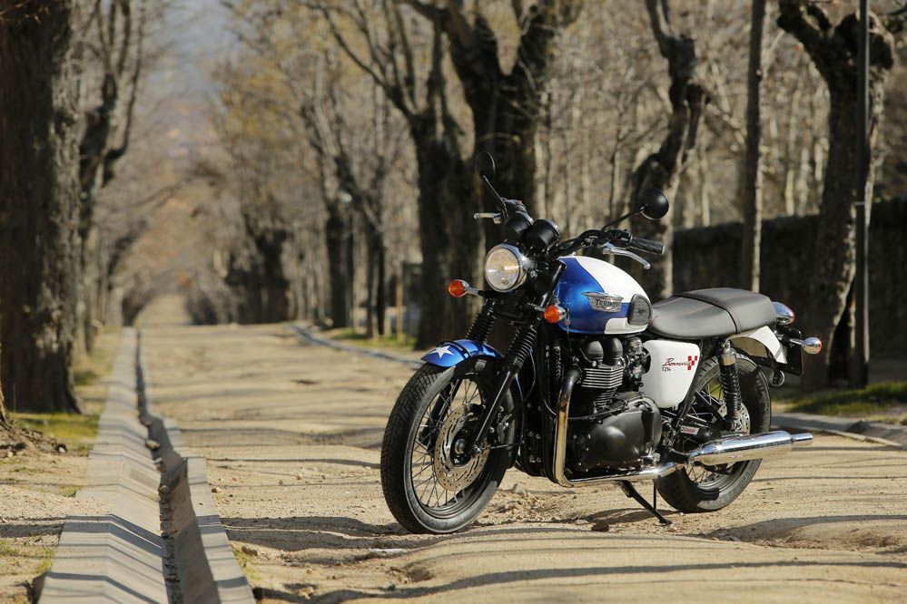 Prueba de la Triumph Bonneville T214. Galería