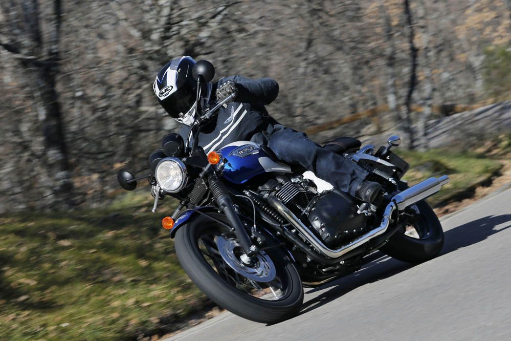 Prueba de la Triumph Bonneville T214. Galería