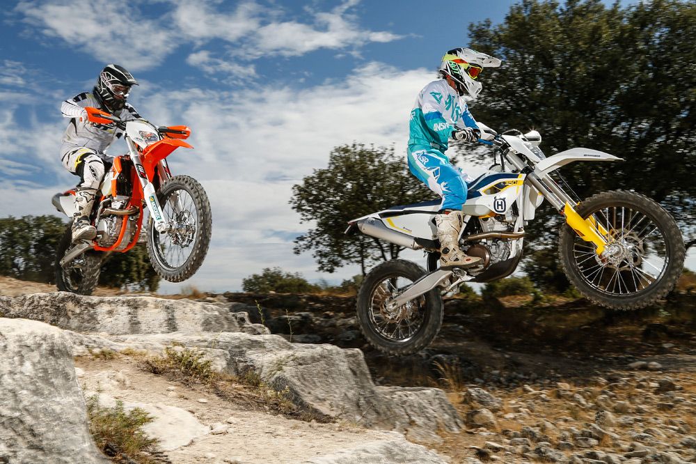 Comparativa enduro: Husqvarna FE 350 vs KTM 350 EXC-F. Galería