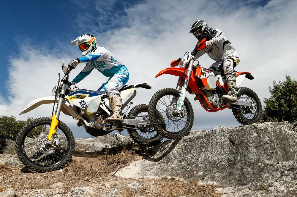 Comparativa enduro: Husqvarna FE 350 vs KTM 350 EXC-F. Galería