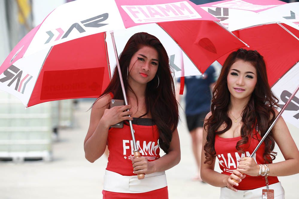 Las chicas de las Superbike en Tailandia