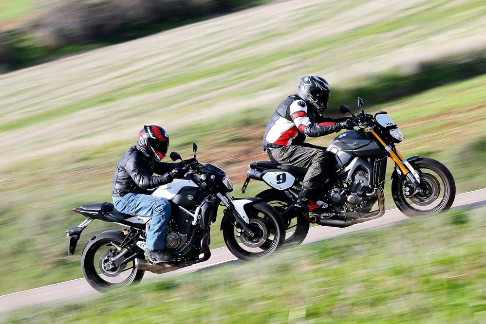 Comparativa Yamaha MT-07 y Yamaha MT-09. Galería