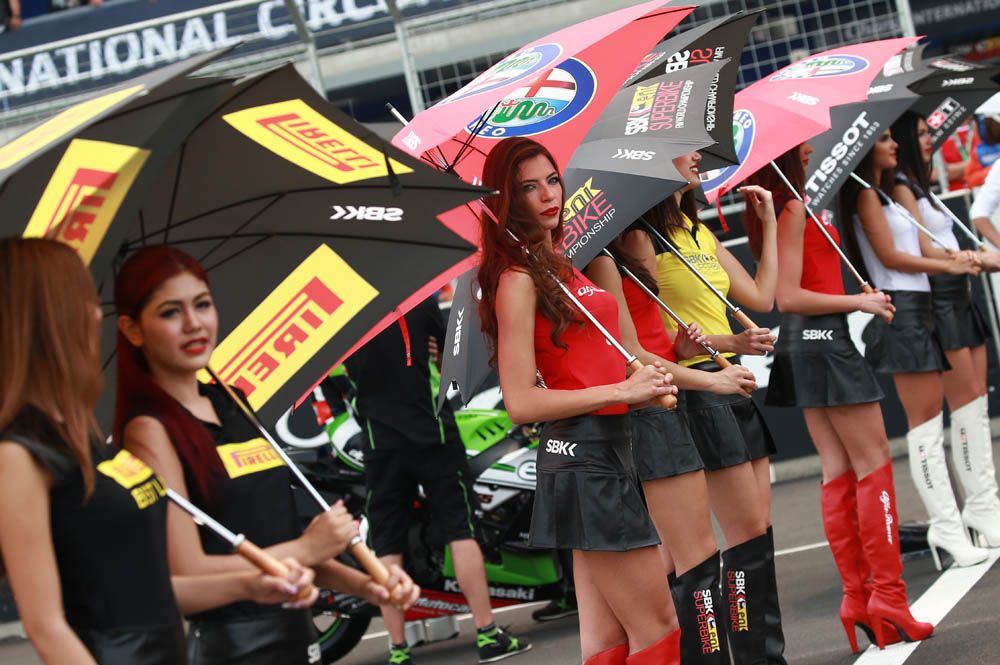 Las chicas de las Superbike en Tailandia
