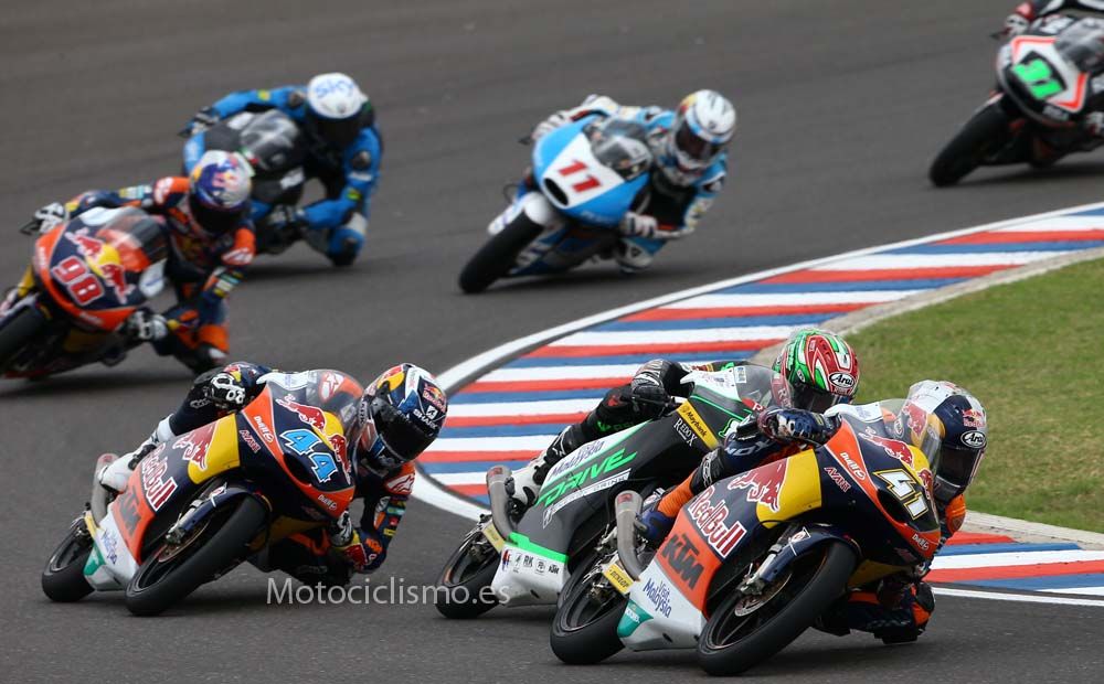 La carrera de Moto3 de Argentina en fotos