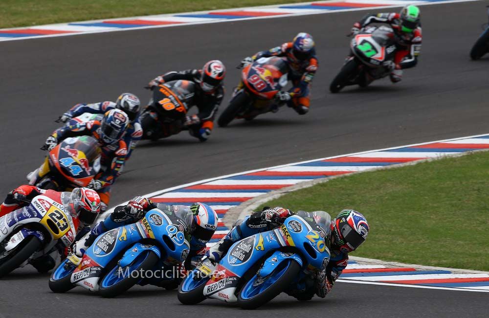 La carrera de Moto3 de Argentina en fotos