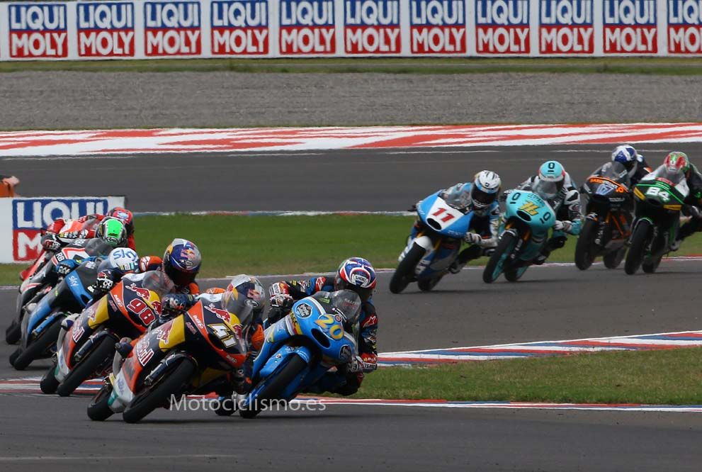 La carrera de Moto3 de Argentina en fotos