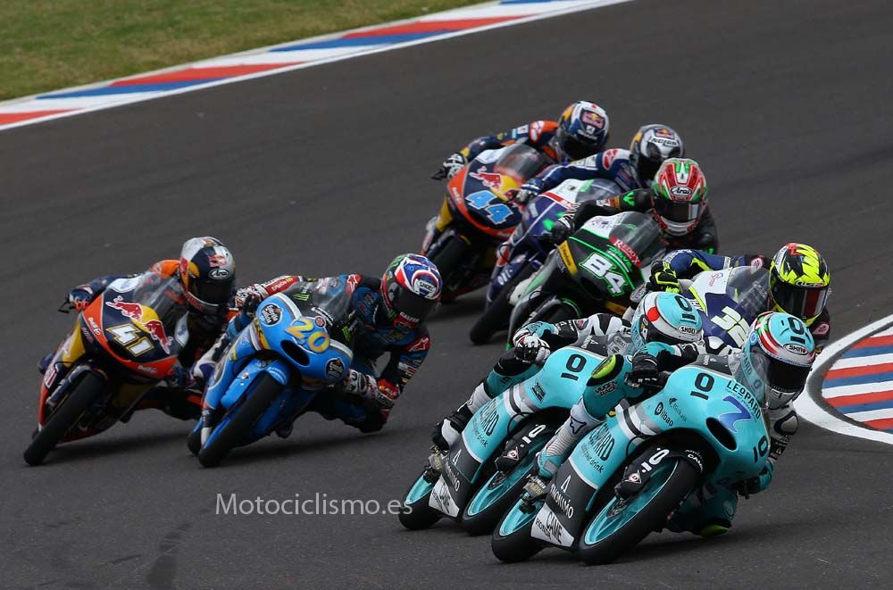 La carrera de Moto3 de Argentina en fotos