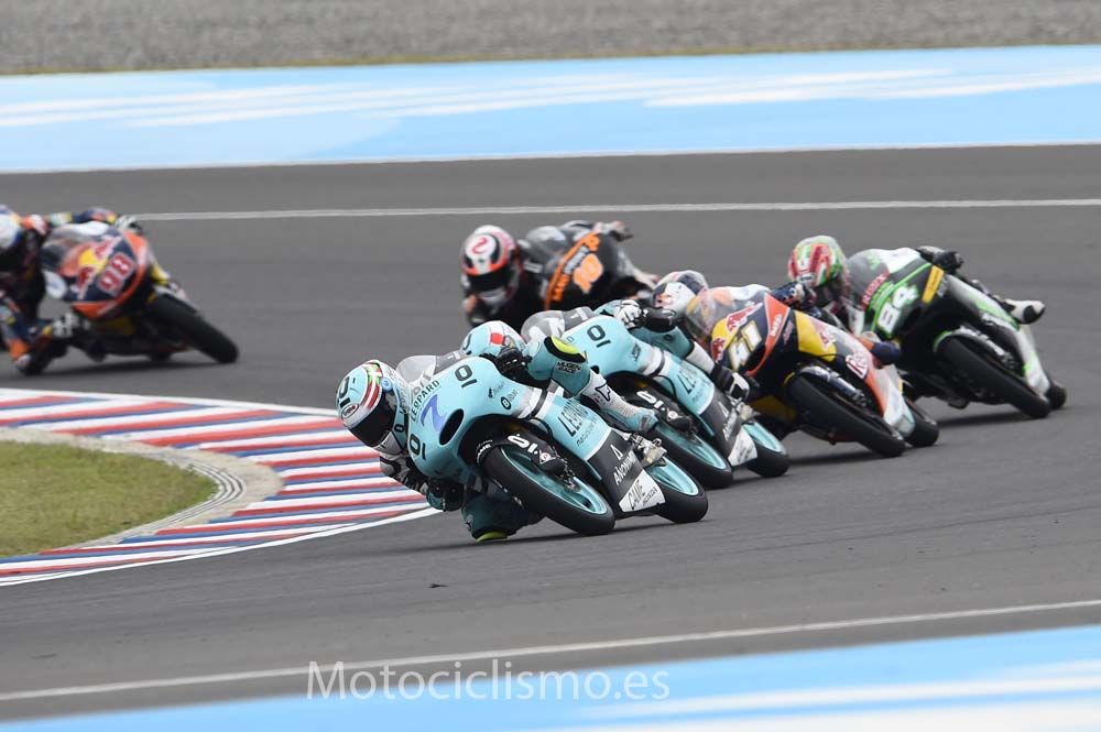 La carrera de Moto3 de Argentina en fotos