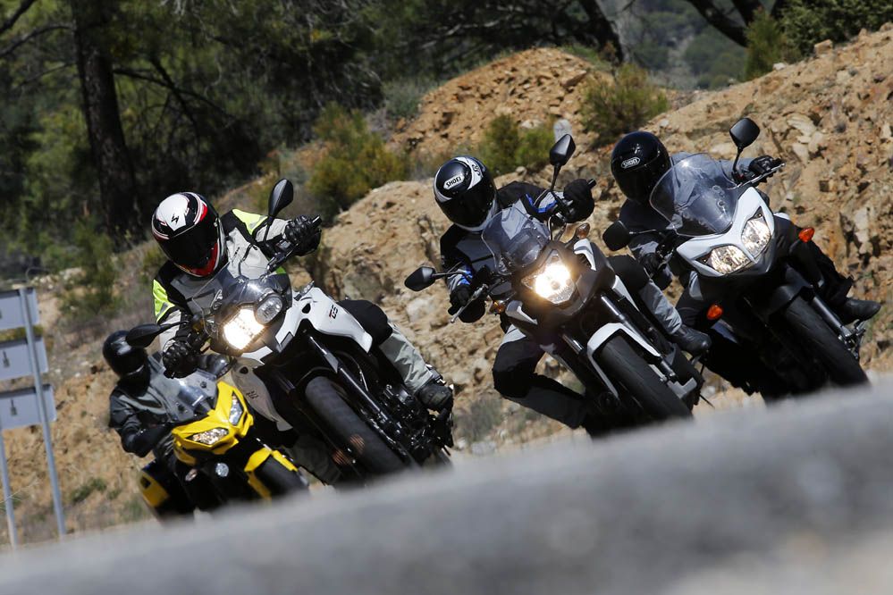 Comparativa Trail: BMW F 700 GS, Honda NC750X DCT, Kawasaki Versys 650 Tourer Plus y Suzuki V-Strom 650XT. Galería