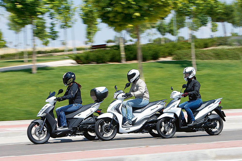 Comparativa Scooter: KYMCO, Suzuki, SYM